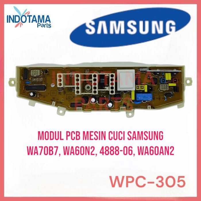 Modul PCB Mesin Cuci Samsung  WA70B7  WA60N2  4888-06  WA60N2 WPC-305
