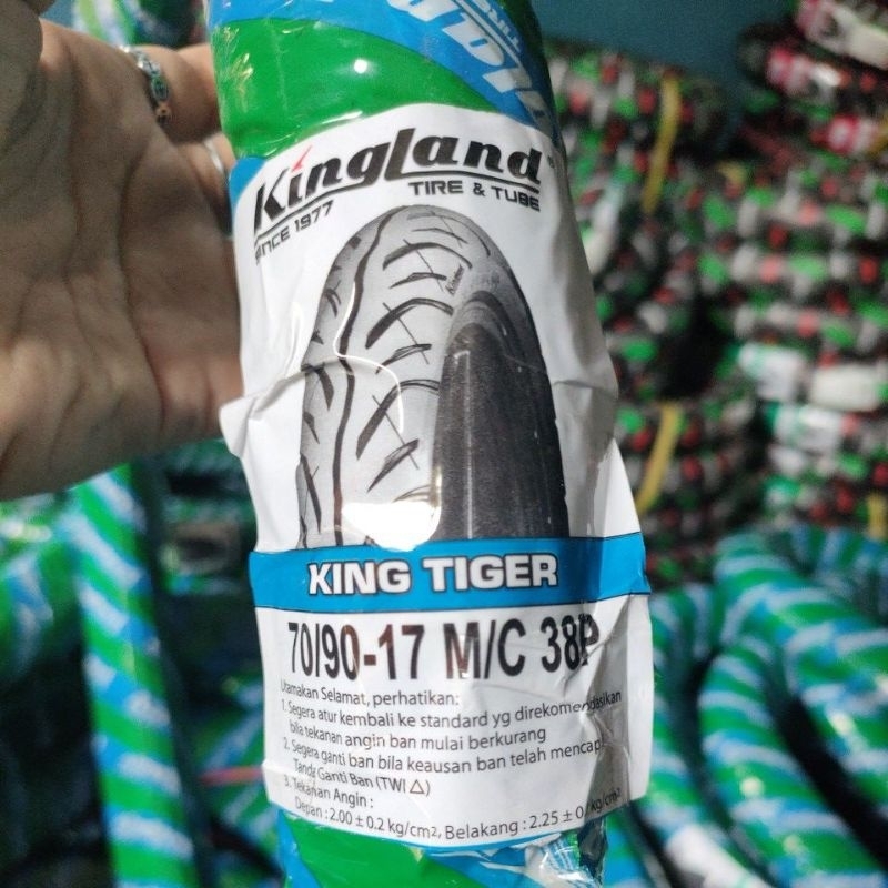 ban kingland 70/90 ring 17 KING TIGER (non tubeless)