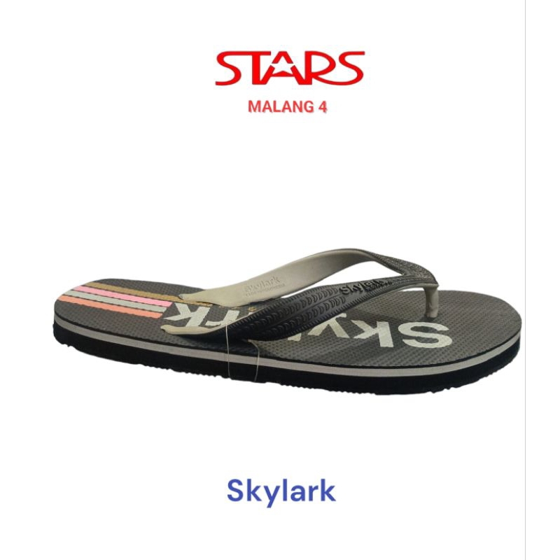 Sandal jepit Pria Dewasa Skylark Nagoya Hitam Abu