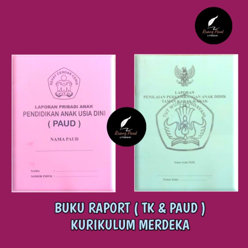 READY | BUKU RAPORT TK DAN PAUD | KURIKULUM MERDEKA | buku TK paud