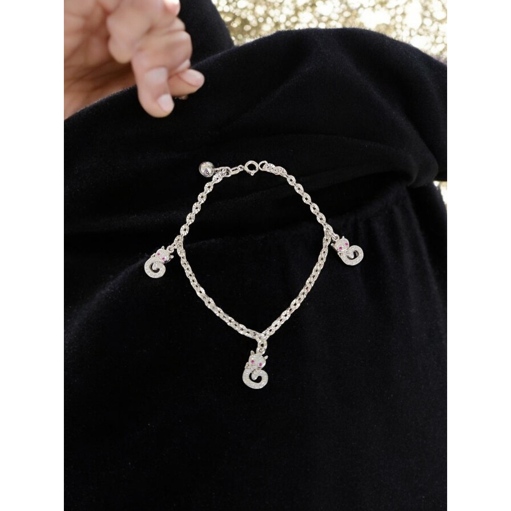 gelang tangan dewasa silver 925 gelang wanita gantung mainan.lk-76
