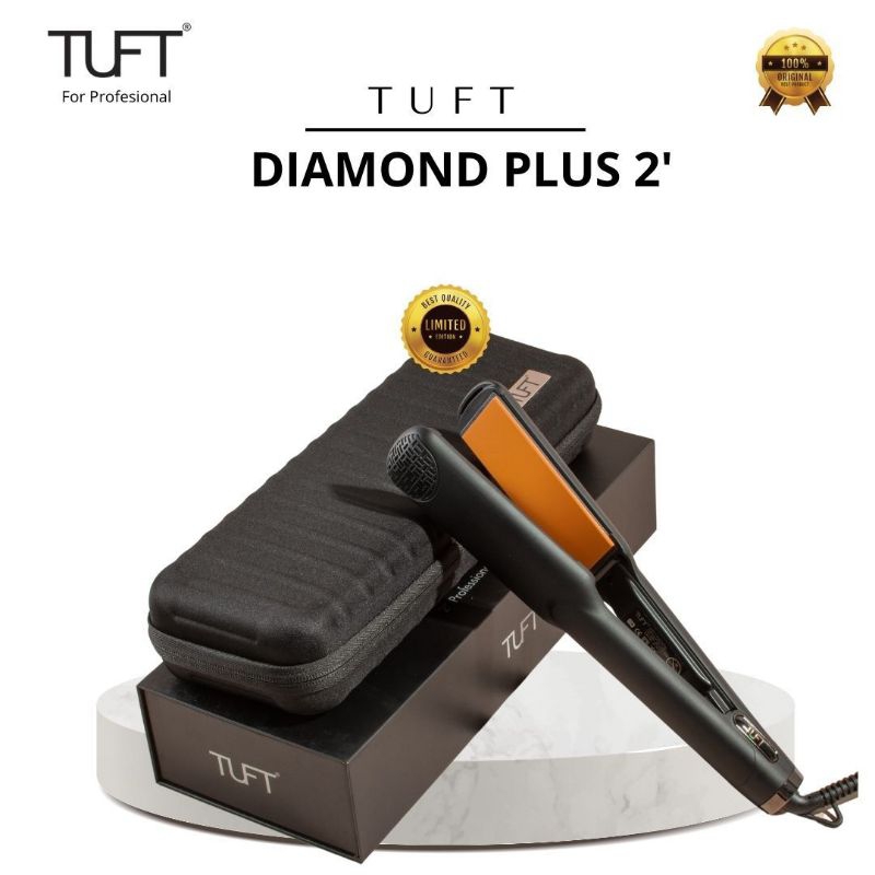 Tuft V2 Diamond Plus 2 inch Catok - Catokan 2 Inch 100% Original - 1 Tahun Garansi