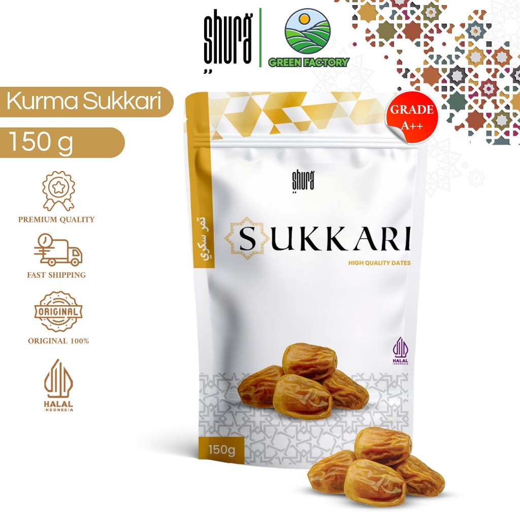 

Shura Kurma Sukari 150gr Pouch Premium Original High Quality