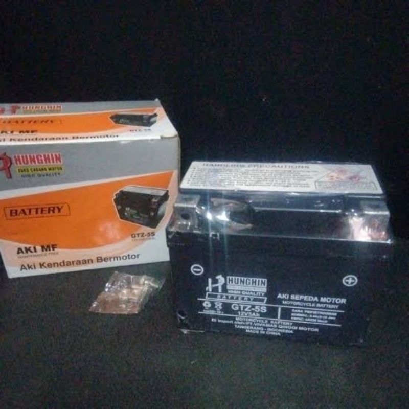aki kering GTZ5S Hunghin vario 110 techno beat karbu spacy scoopy supra x 125 karisma shogun 125 vix