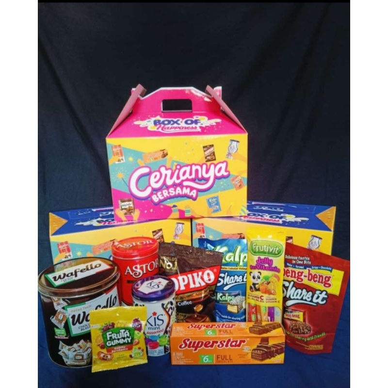 

Box of Happiness cerianya bersama | hampers mayora spesial lebaran 2025 |