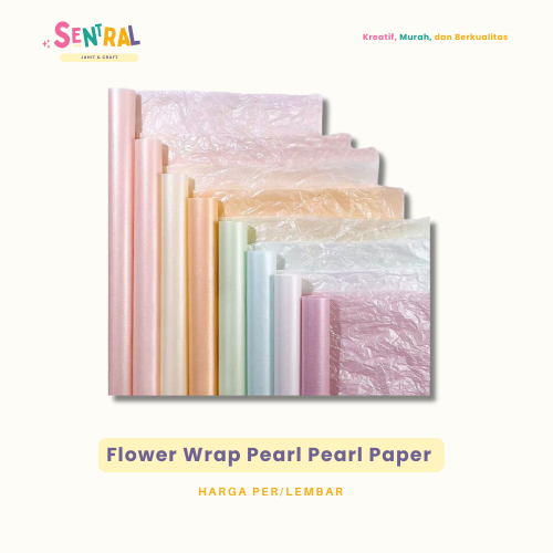 

[1 Lembar] FLOWER WRAPPING KOREAN PEARL PEAR PAPER ECER PER LEMBAR KERTAS PEMBUNGKUS BUKET