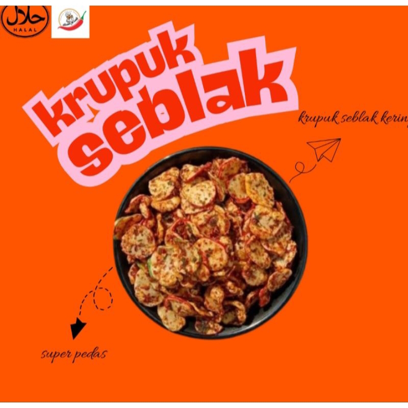 

KRUPUK SEBLAK PEDAS DAUN JERUK