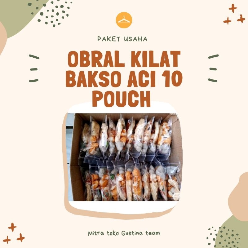 

paket usaha baso Aci murah 10 pouch