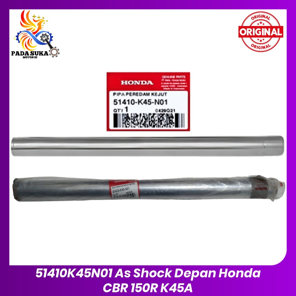 As Shock Depan Honda CBR 150 K45A / Pipa As Shock Depan 51410K45N01 ORIGINAL 100%