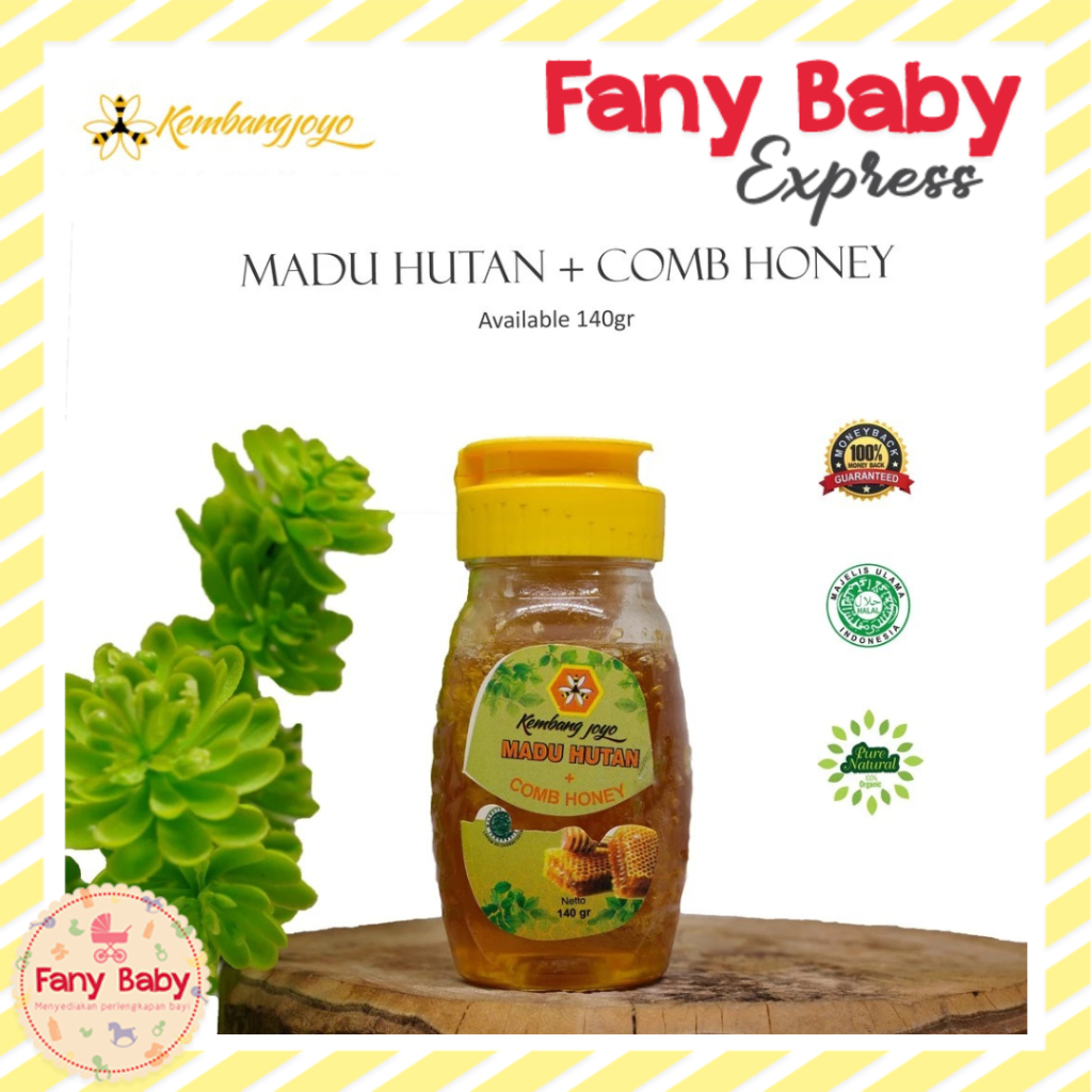 

KEMBANG JOYO MADU HUTAN + COMB HONEY 140GR / MADU