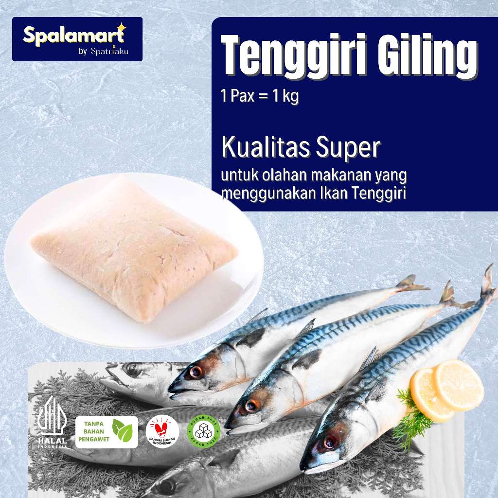 

Ikan Tenggiri Giling 1 kg Super dan Best Value | Untuk Pempek, tekwan, Siomay, nugget ikan, dll