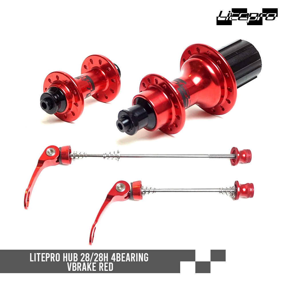 DELTACYCLES - LITEPRO HUB 28/28H 4BEARING VBRAKE