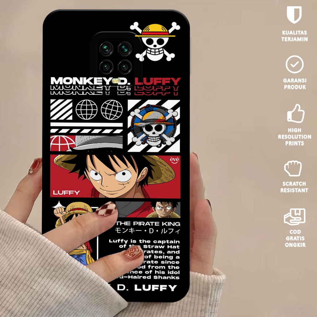 Case Xiaomi Redmi Note 9 PRO - Softcase Xiaomi Redmi Note 9 Pro Motif One Piece - Casing Hp Xiaomi R
