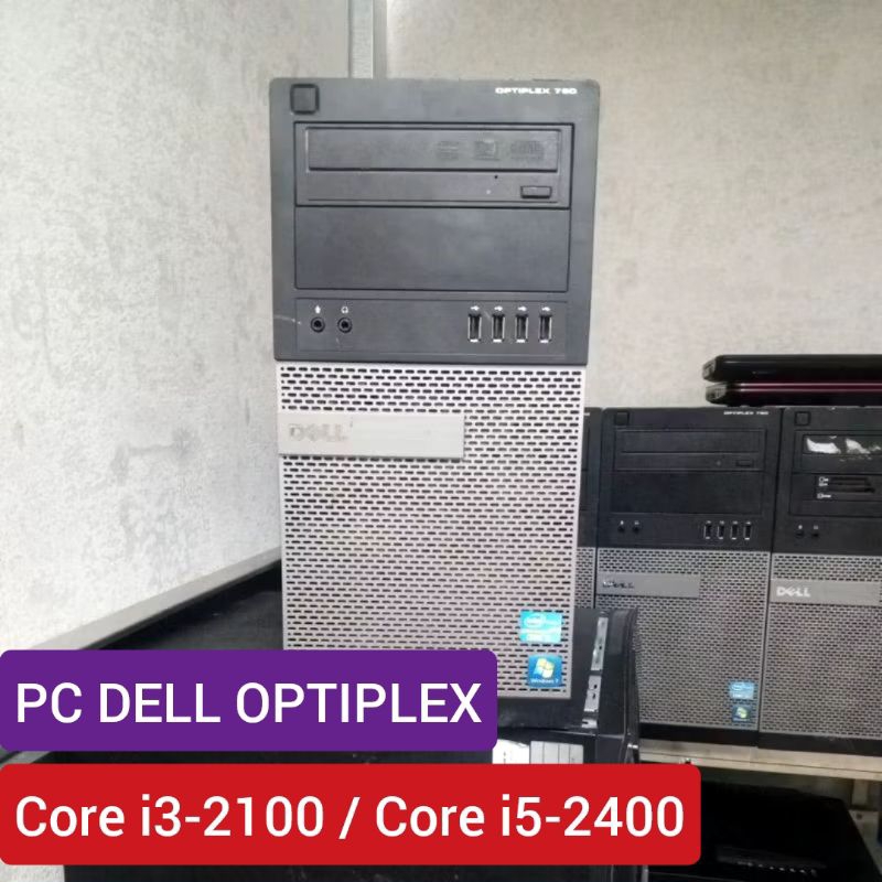 PC DELL Optiplex Core i3 / Core i5 paketan siap pakai