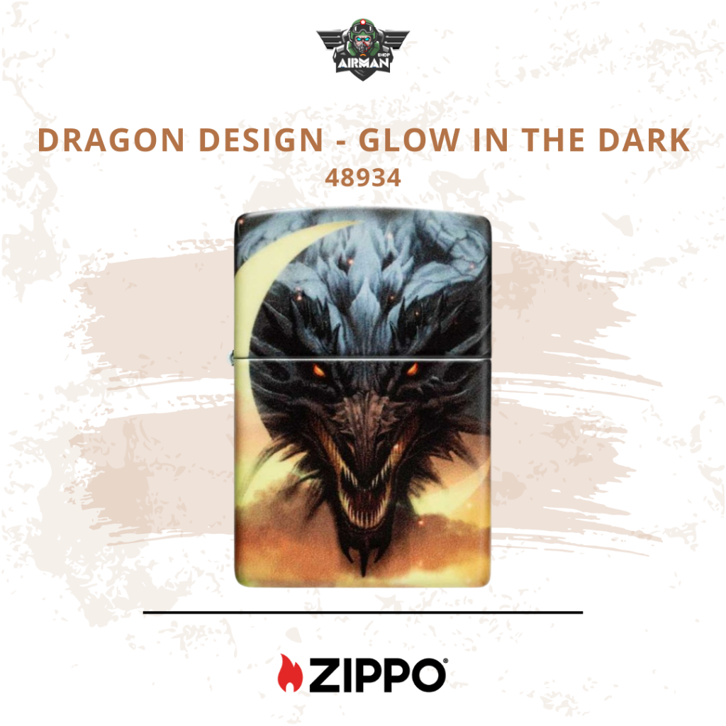 Zippo Lighter - Dragon Design