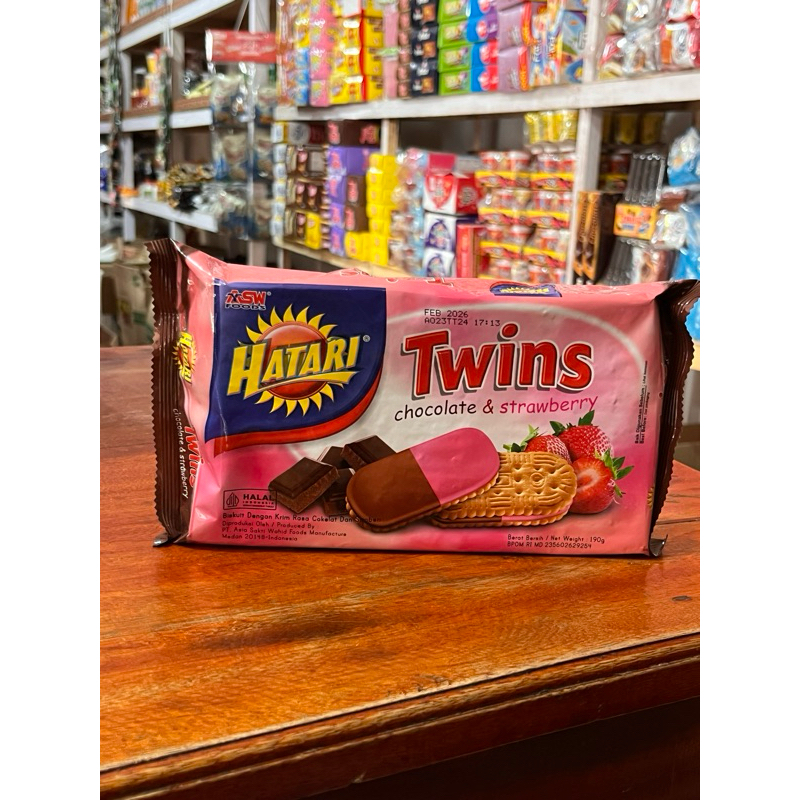 

Hatari Twins Coklat & Stroberi 190gram