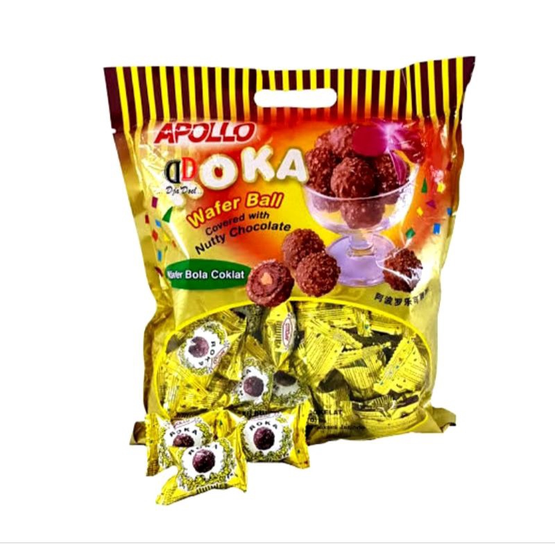 

Roka Wafel Ball Coklat isi 50