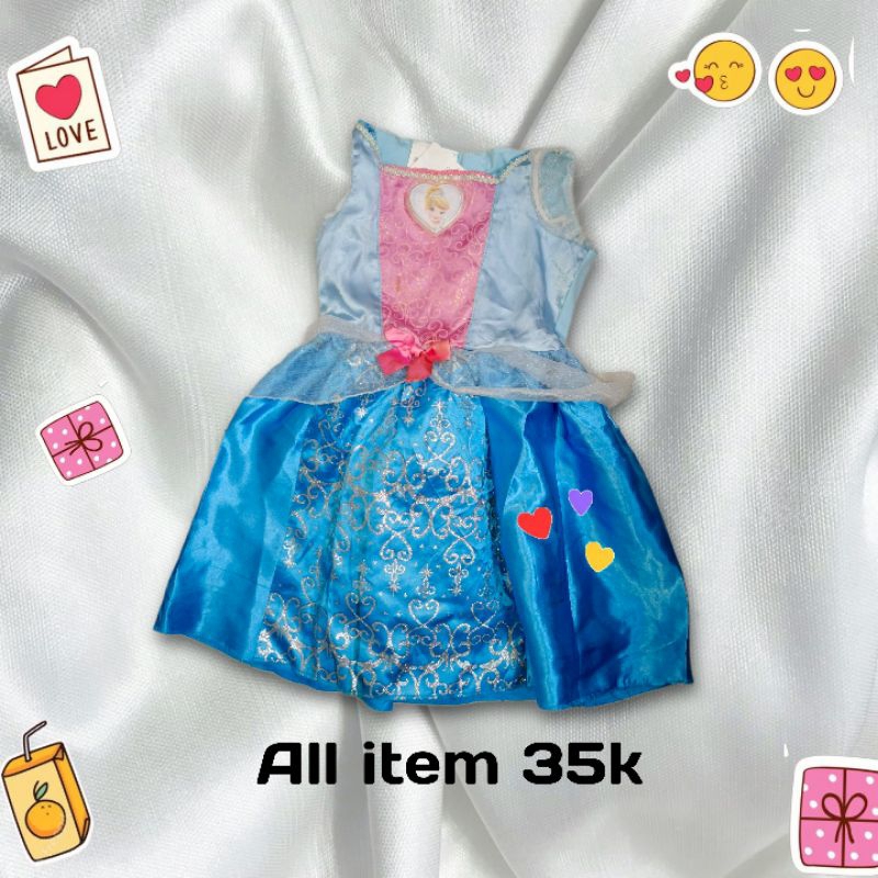 Gaun Anak Perempuan Pink