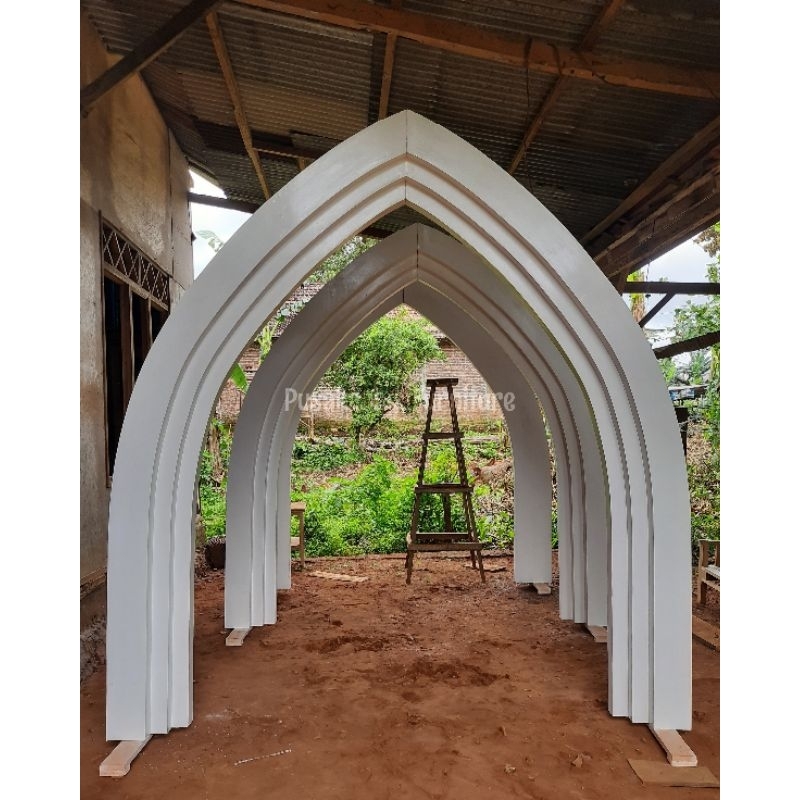 Backdrop Lorong Pintu Masuk Dekorasi Pelaminan