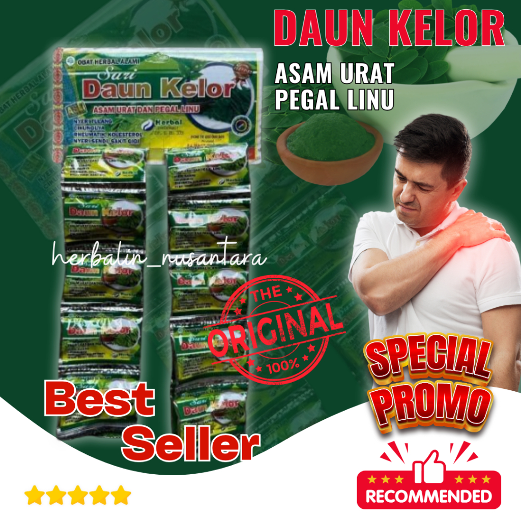 

Kapsul Daun Kelor Original 20 Sachet Jamu