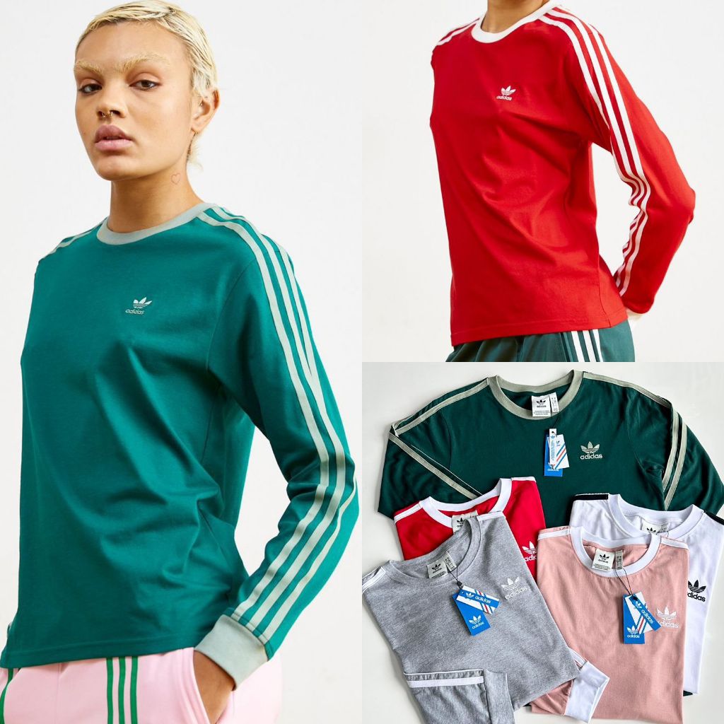Kaos Lengan Panjang Wanita Adidas