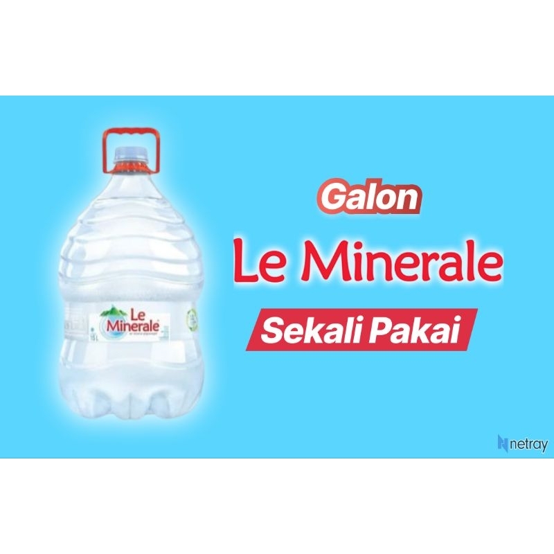 

Galon Le Mineral Sekali Pakai || Le Mineral 15 Liter