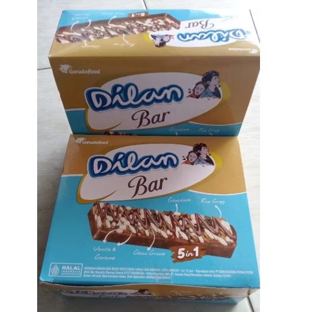 

Dilan Bar krispi Beras bersalut Cokelat Box isi 12 Pcs
