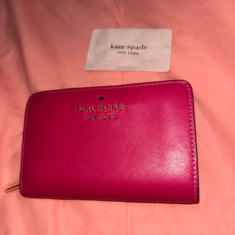 Dompet Kate Spade pink fuschia