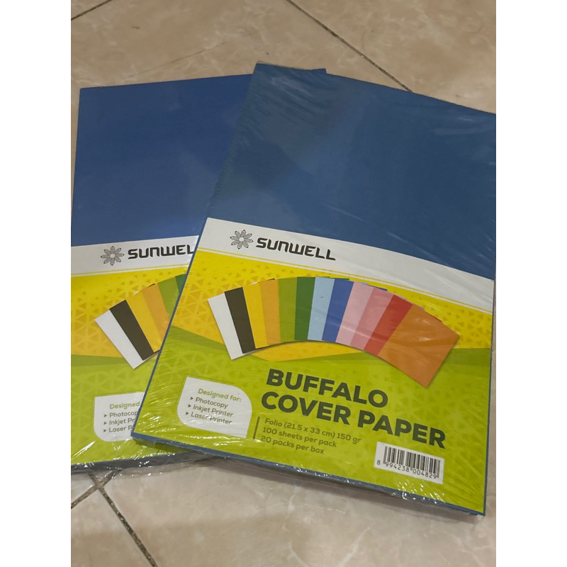 

Buffalo biru harga 1 pack isi 100 sheets folio uk 21,5x33 cm