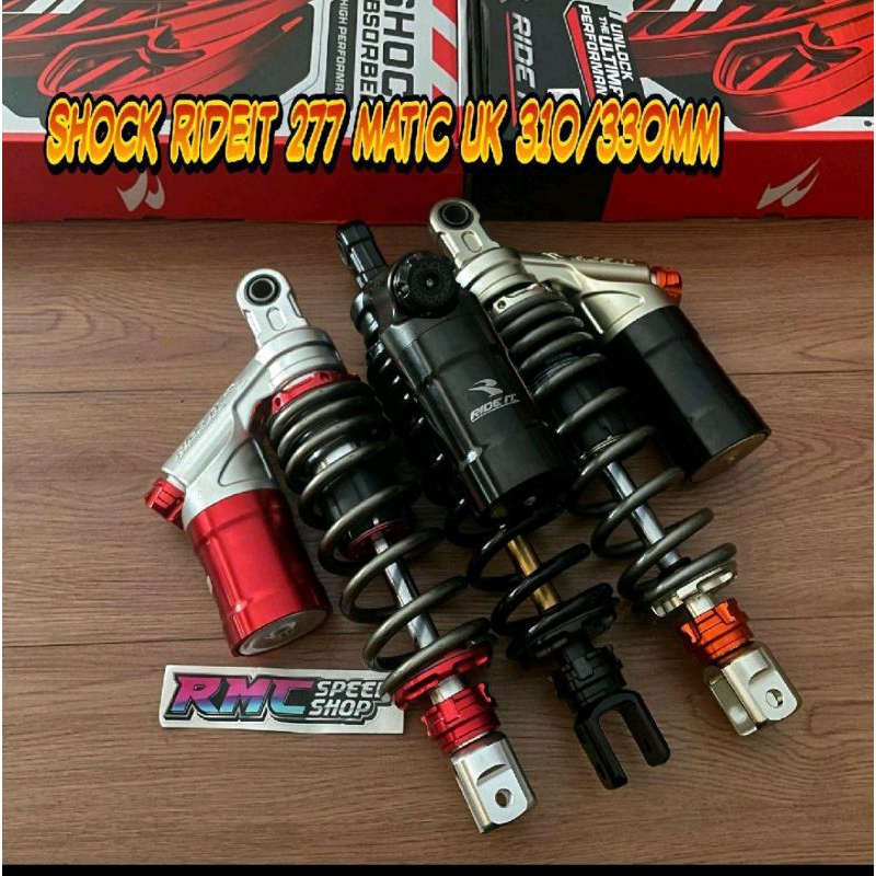 Shock Rideit Gp 277 Rdc matic ukuran 310mm 330mm / Shock Ride it gp Rdc matic uk 310mm/330mm origina