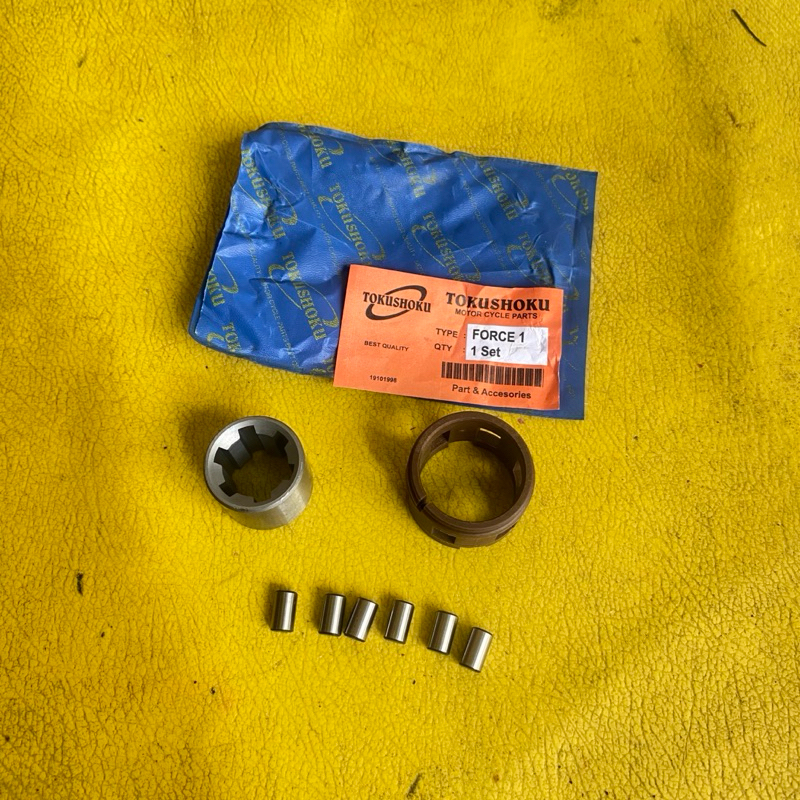 bentengan cage set kopling yamaha force 1 f1 fizr