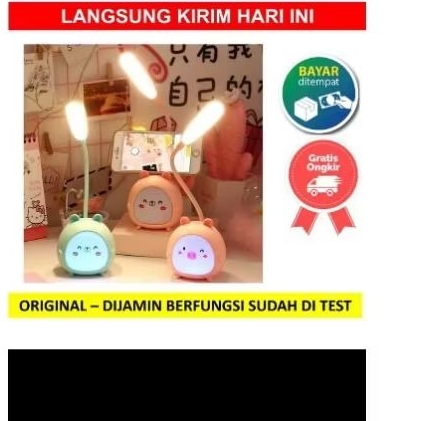 lampu belajar LED charger usb