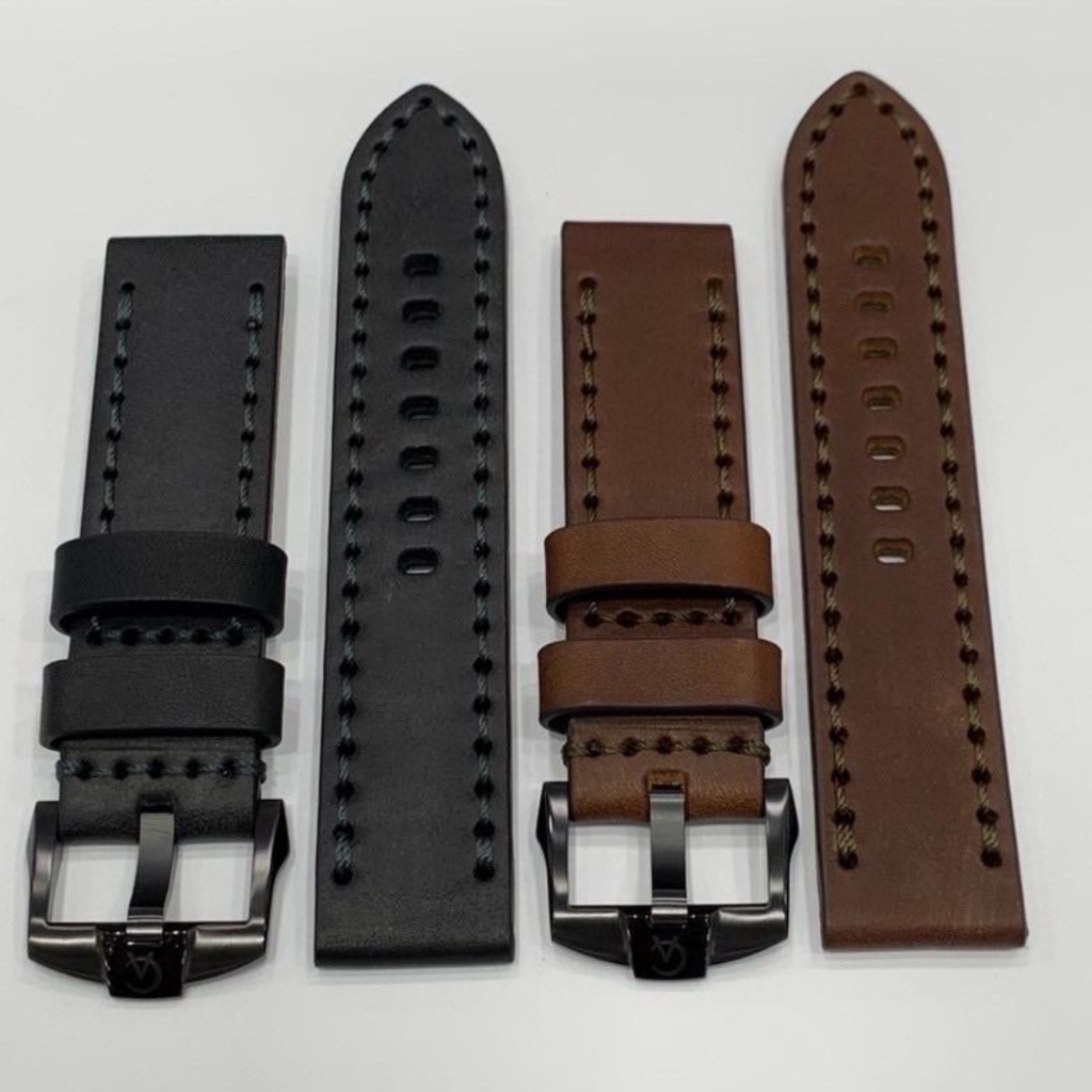 Strap Tali Jam Tangan Alexandre Christie Strap Leather Kulit Ukuran 24MM 6410 6562 6270 6506
