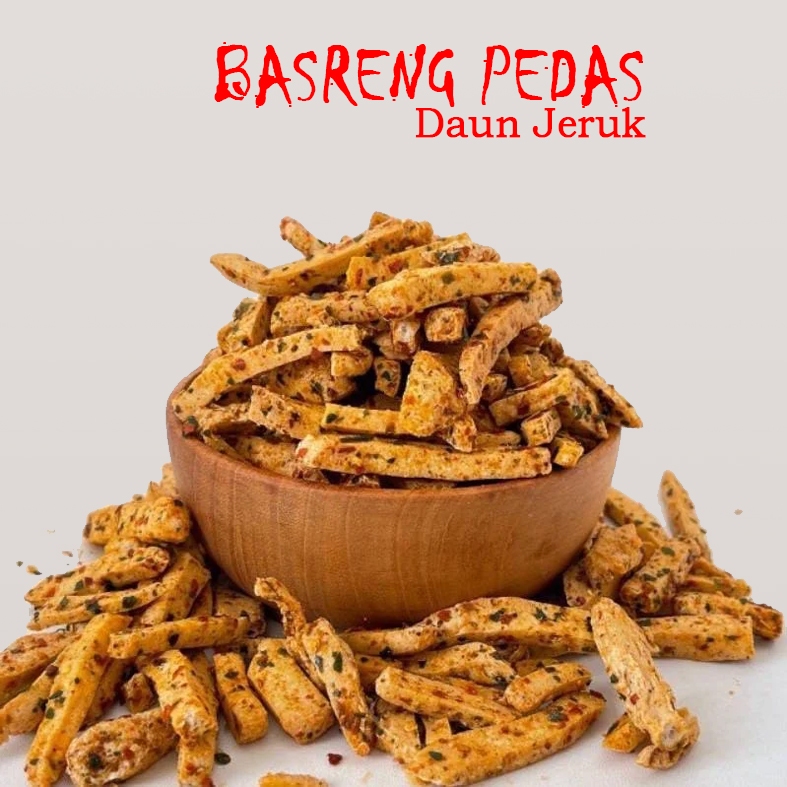 

Basreng Pedas Daun Jeruk 1kg/BASRENG STIK PEDAS DAUN JERUK/ BASRENG VIRAL MIX PAKET HEMAT