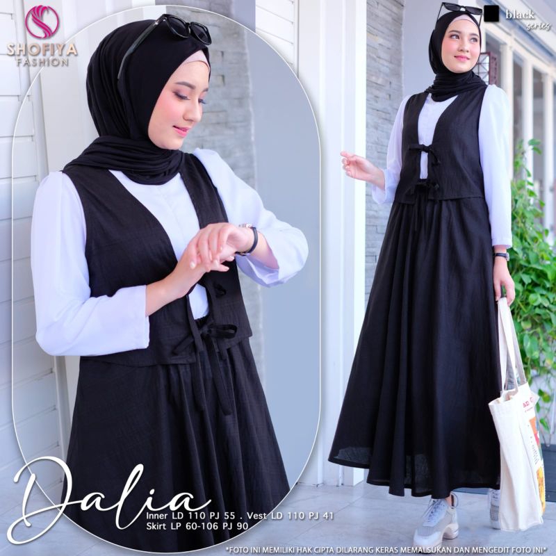 (RESTOCK)SETELAN WANITA OOTD//DALIA-MELIA BY SHOFIYA FASHION