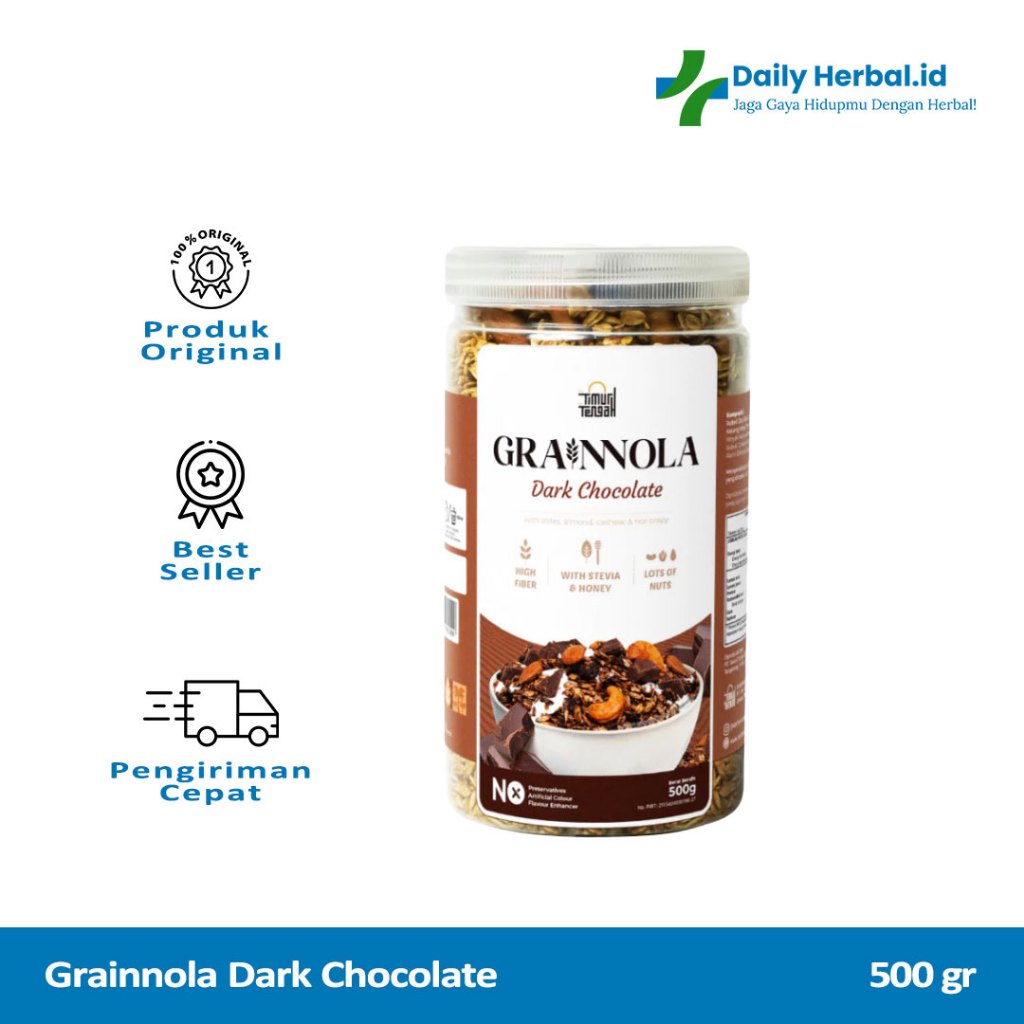 

Timur Tiga Grainnola Dark Chocolate 500gr