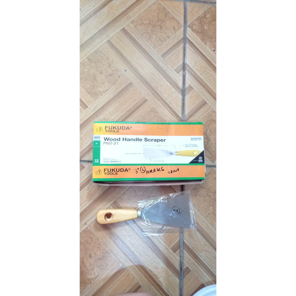 Fukuda Tools sekrap dempul kayu 3’’ PNT - 21
