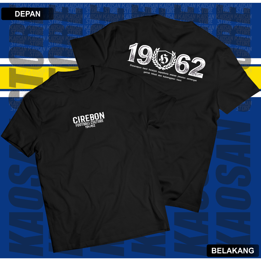 Kaos Suporter Cirebon Tshirt Cirebon Football Culture 1962