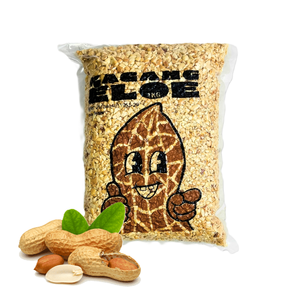 

Kacang Cacah Sangrai Premium ELOE Toping Kue Kurma Kemasan 1Kg