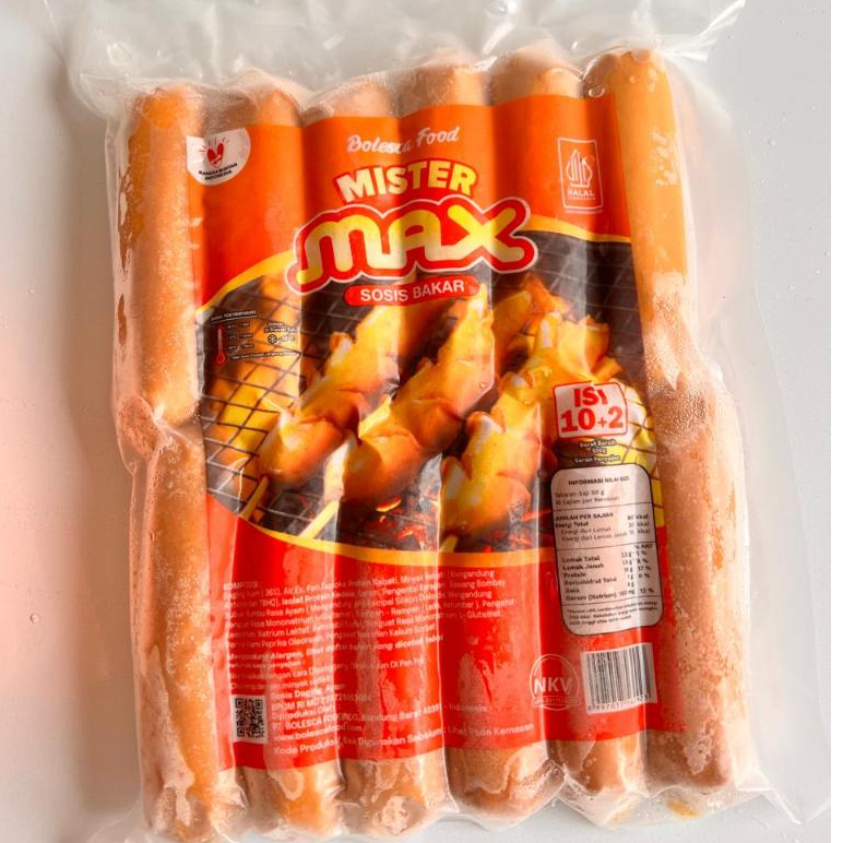 

Mister Max Sosis Bakar 500gr