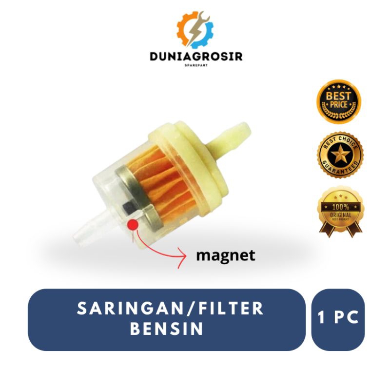 Saringan Filter Bensin Magnet Filter Saringan Bensin Transparan Universal Semua Motor Bisa