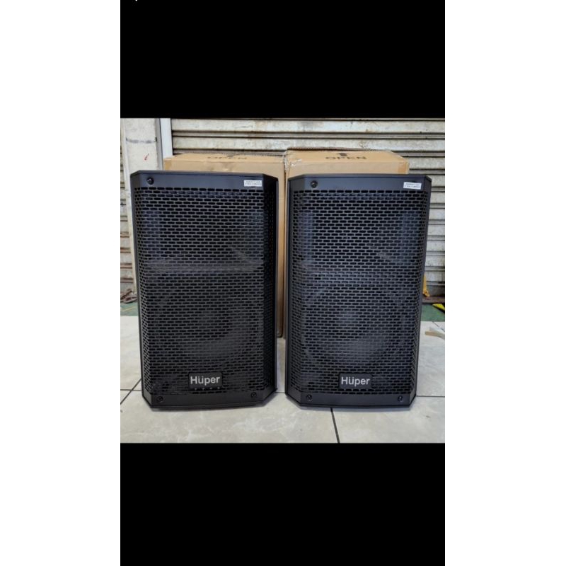 Speaker Aktif 8"inch Huper JS-7 Original -- Sepasang/2buah Speaker