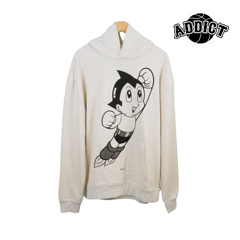 Vintage Astro Boy MSCHF Big Red Boots Print Hoodie