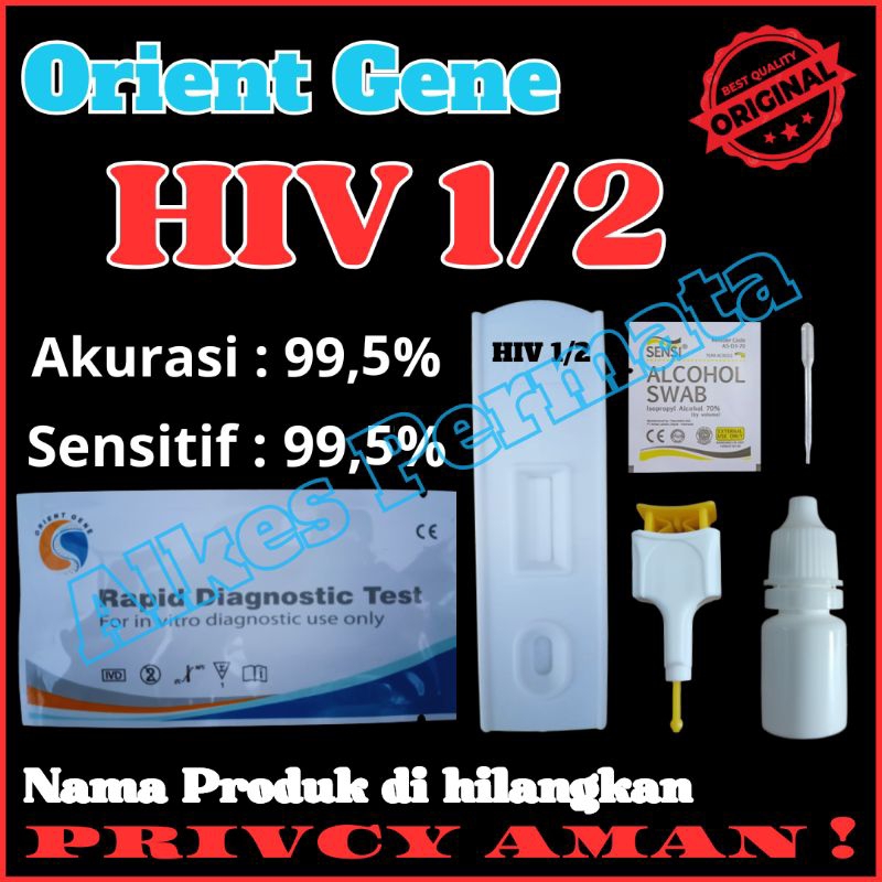 Alat Test HIV 1/2 Akurat Mandiri Satuan Orient Gene