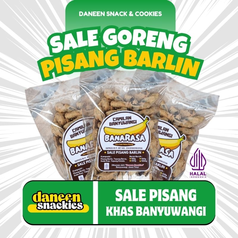 

150GR - SALE GORENG PISANG BARLIN KHAS BANYUWANGI