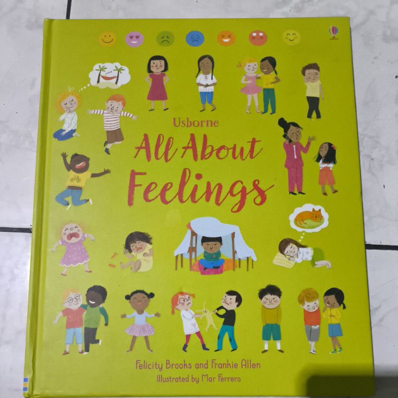 usborne all about feelings felicity brooks and frankie allen illistrated by mar ferrero like new