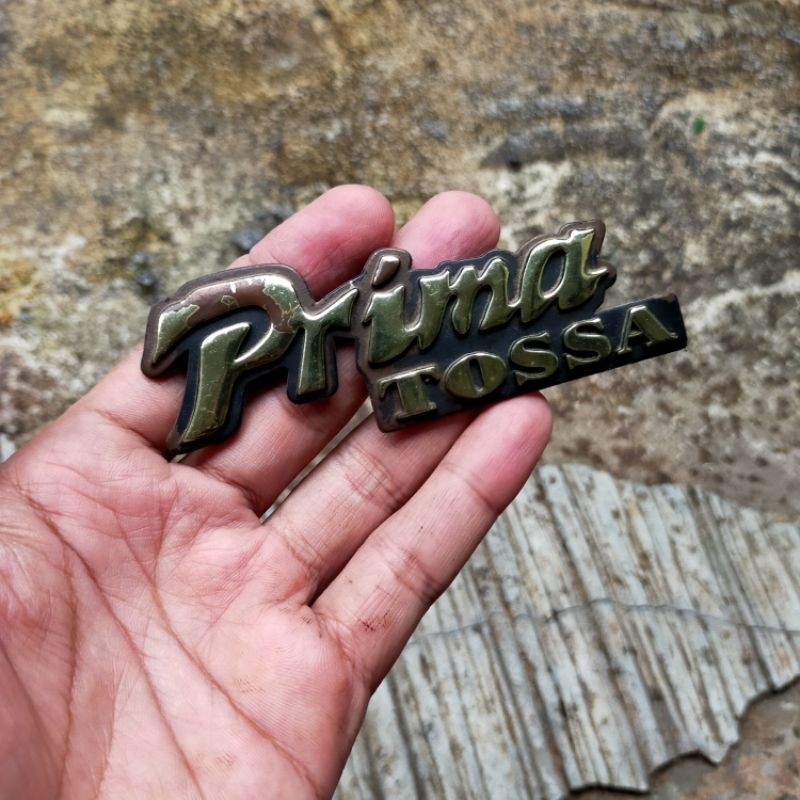 1 Pcs Emblem Logo Tutup Aki Side Cover Kempol Kempolan ASTREA PRIMA Tossa Mocin Original Bekas Copot