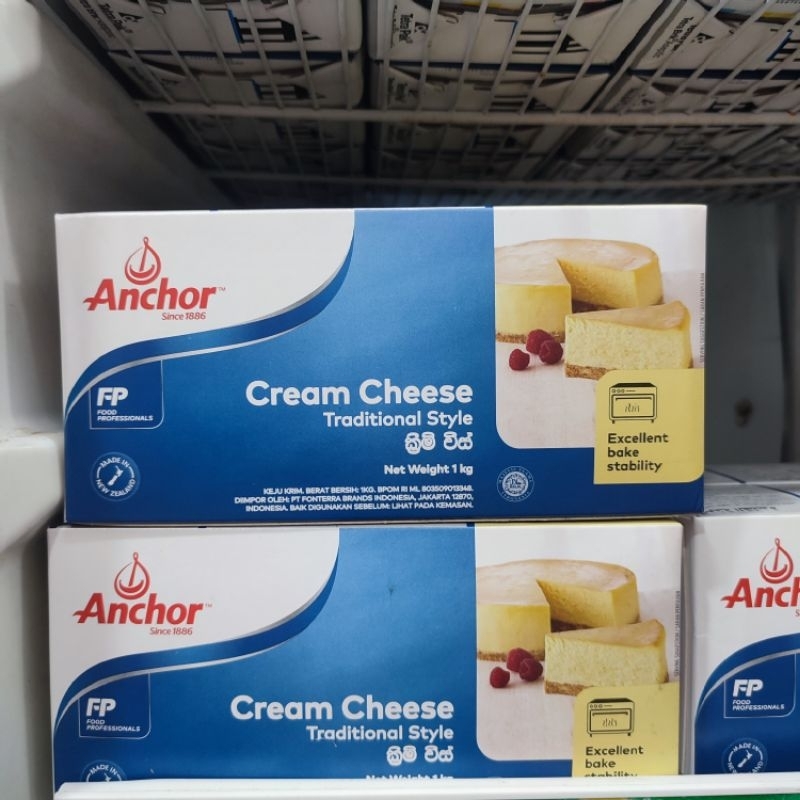 

Anchor Cream Cheese krim keju 1kg Instant Sameday