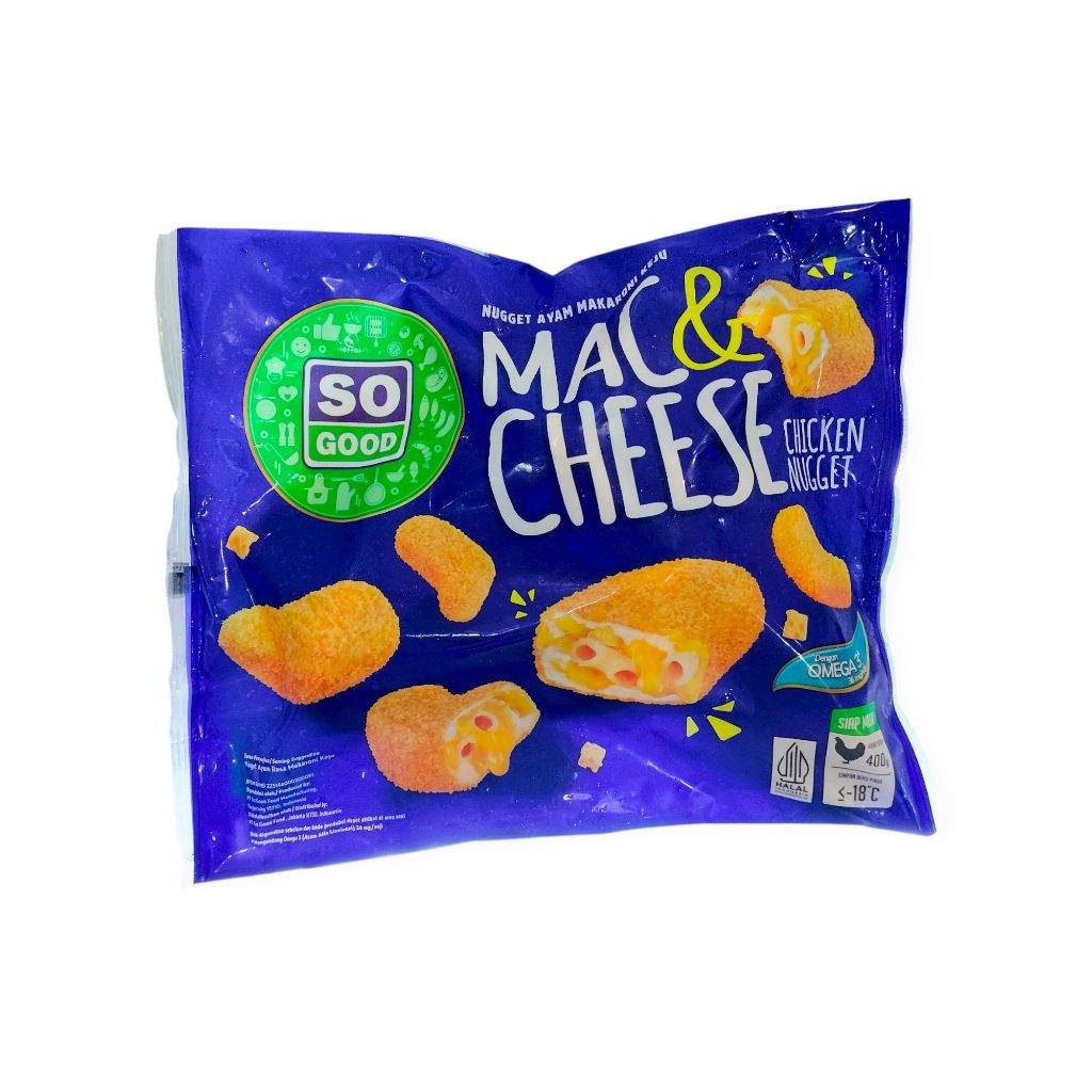 

SG - Chicken nugget Mac & Cheese 400 gr So good frozen food