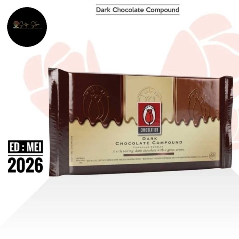 

Coklat Tulip Dark Compound Coklat Batang 1kg